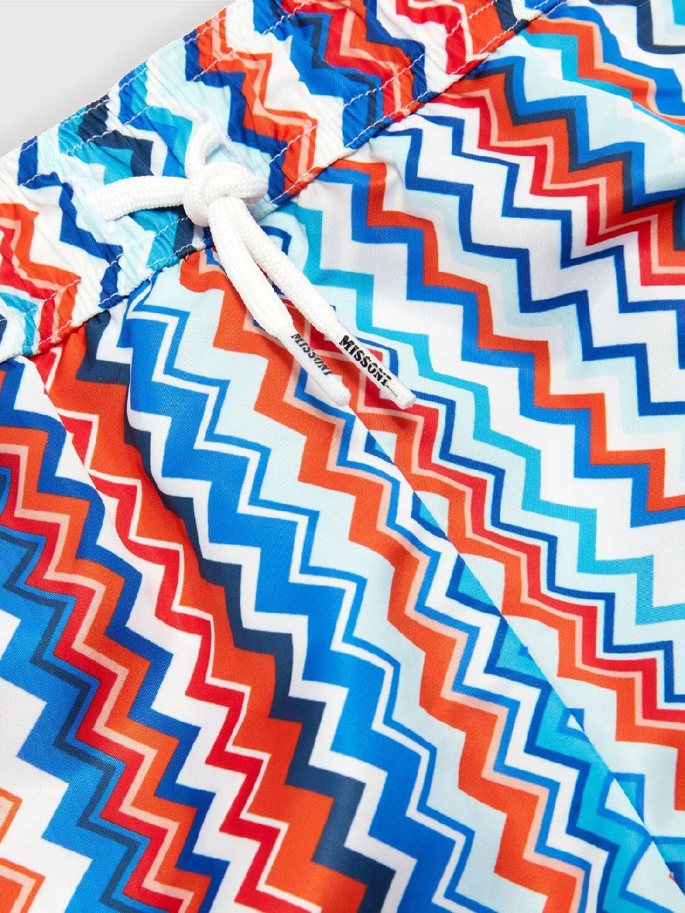 M Missoni Boxer mare con stampa zig zag e logo Convenienza