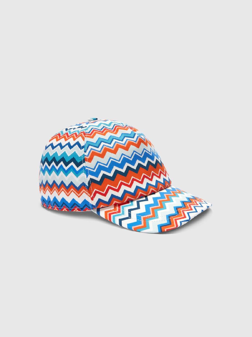 M Missoni Cappello con visiera in cotone zig zag Novità