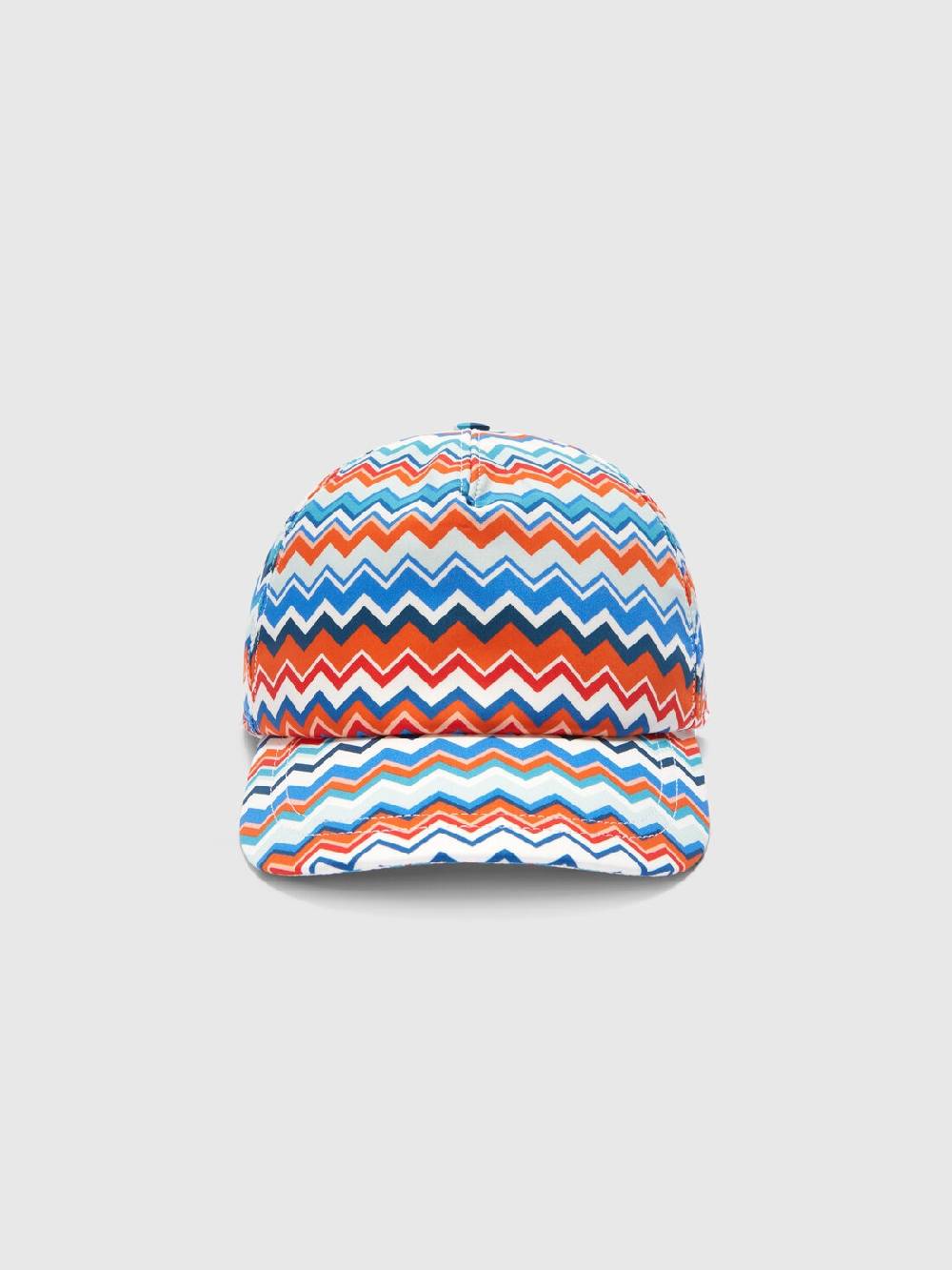 M Missoni Cappello con visiera in cotone zig zag Novità