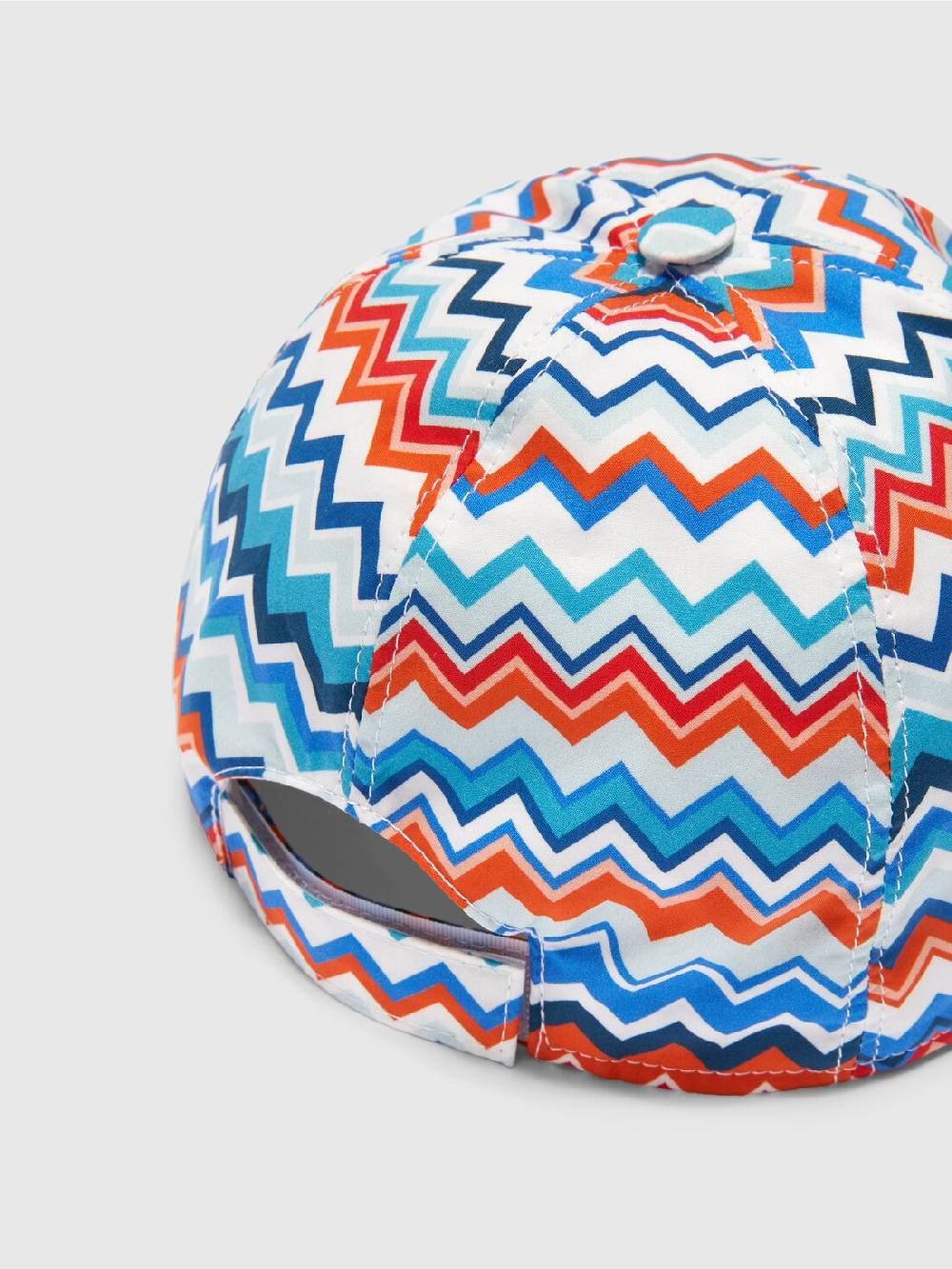 M Missoni Cappello con visiera in cotone zig zag Novità