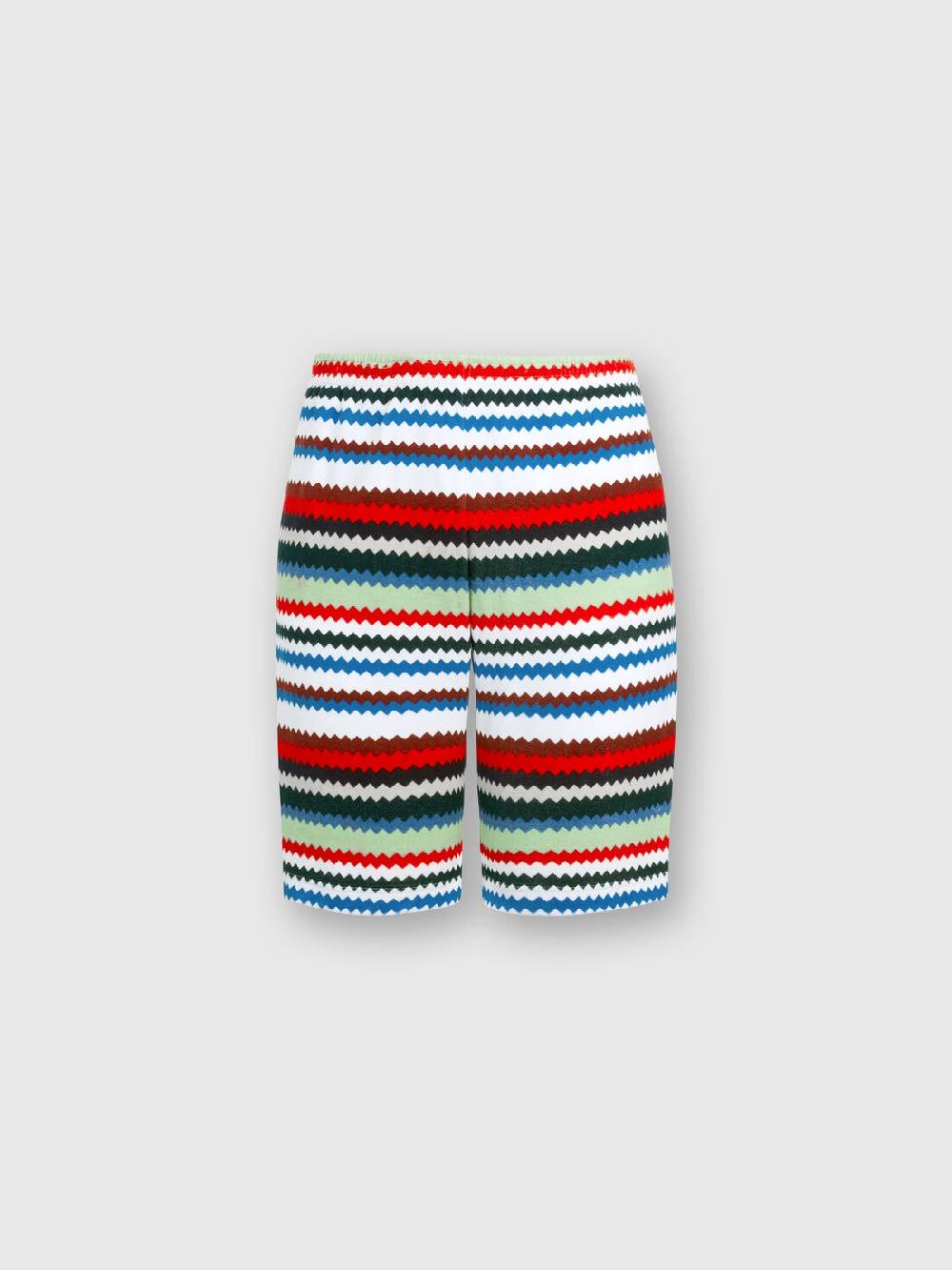 M Missoni Shorts in spugna stampa zig zag Saldi