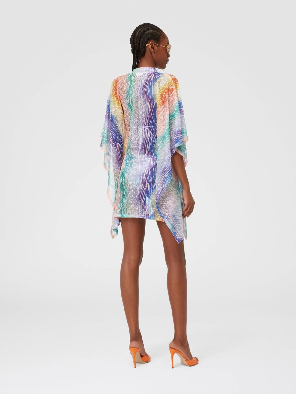 M Missoni Caftano copricostume corto stampa tie-dye Moda
