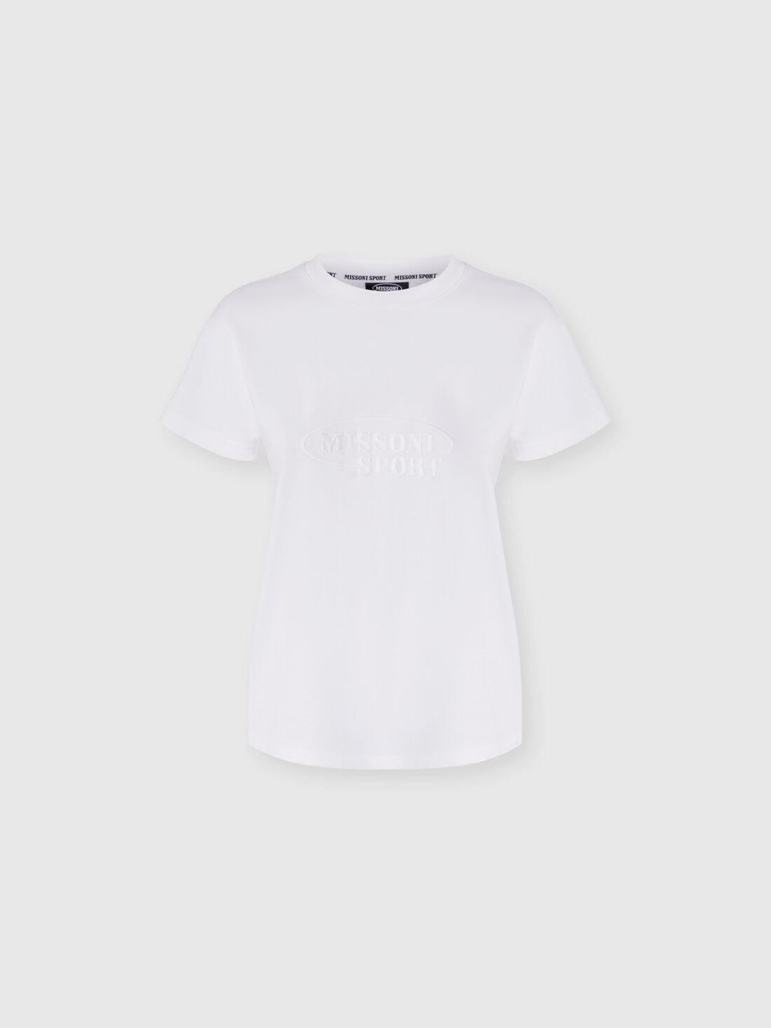 M Missoni T-shirt girocollo in cotone con logo Qualità