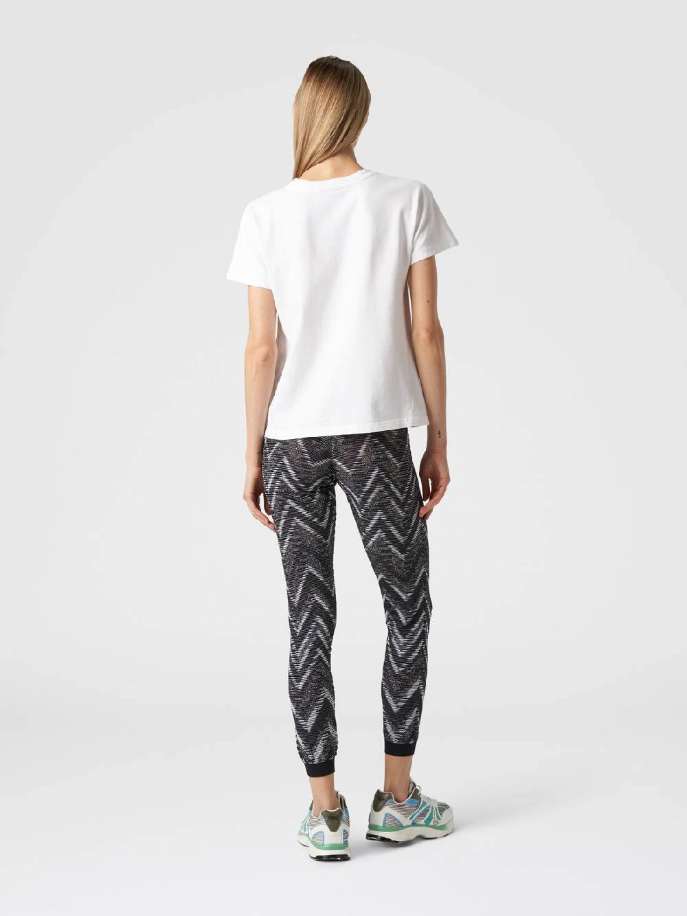 M Missoni T-shirt girocollo in cotone con logo Qualità