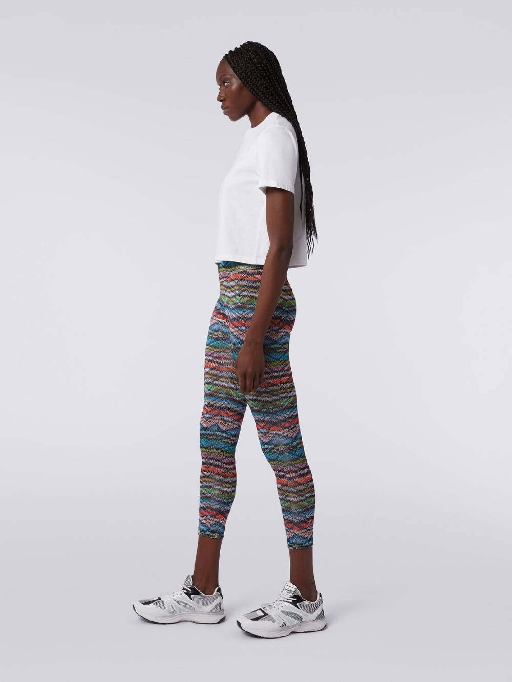 M Missoni Leggings in tessuto stretch stampa zig zag Negozi Online