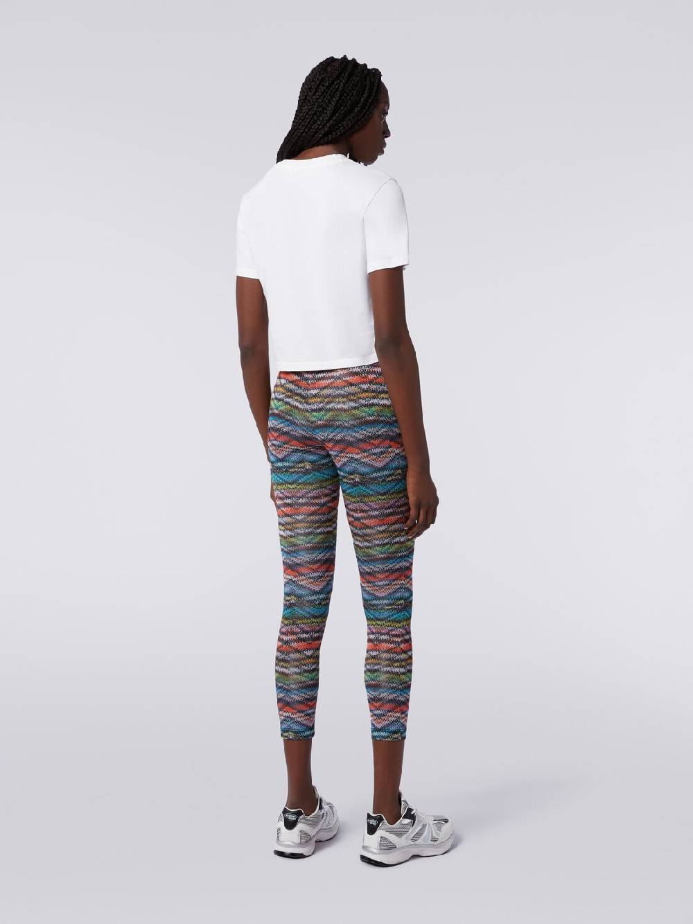 M Missoni Leggings in tessuto stretch stampa zig zag Negozi Online