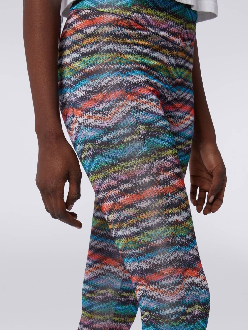 M Missoni Leggings in tessuto stretch stampa zig zag Negozi Online