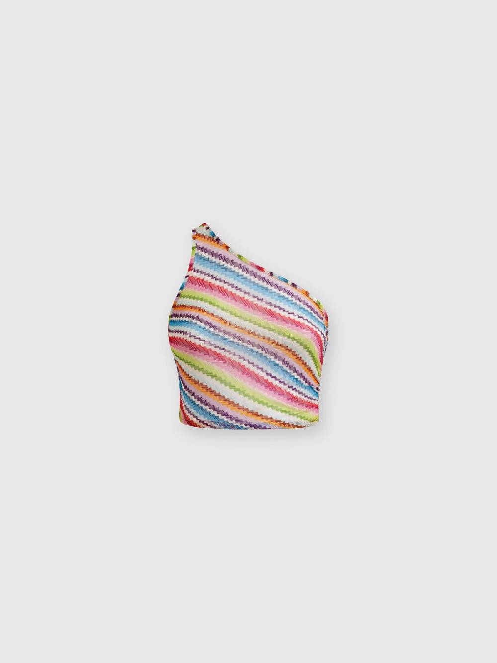 M Missoni Crop top monospalla con arricciatura laterale I Più Venduti