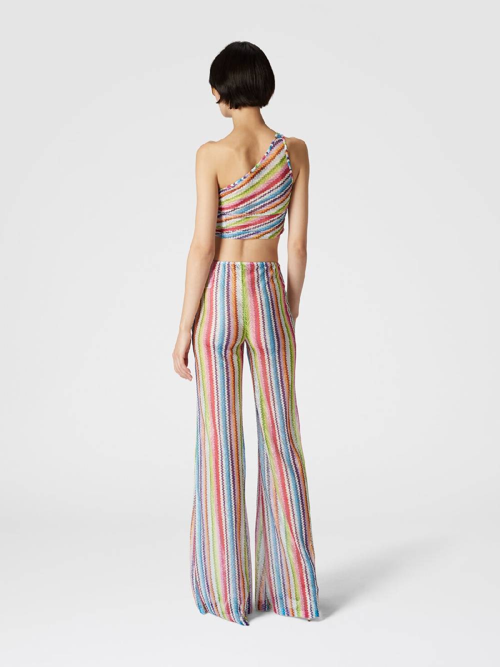 M Missoni Crop top monospalla con arricciatura laterale I Più Venduti