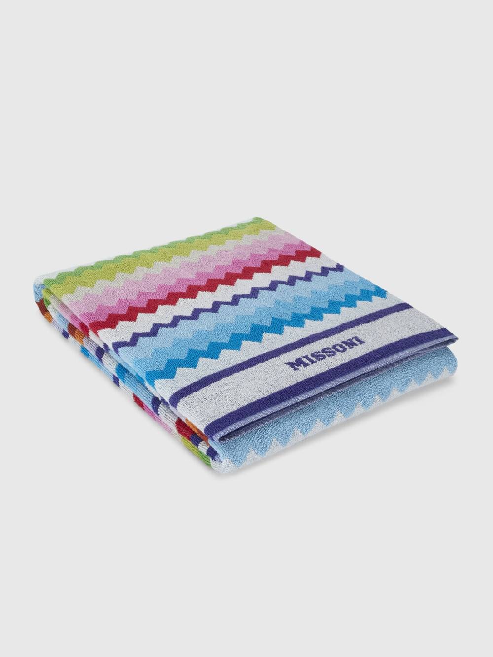 M Missoni Telo mare 100x180 cm Riverbero in spugna di cotone zig zag Promozione