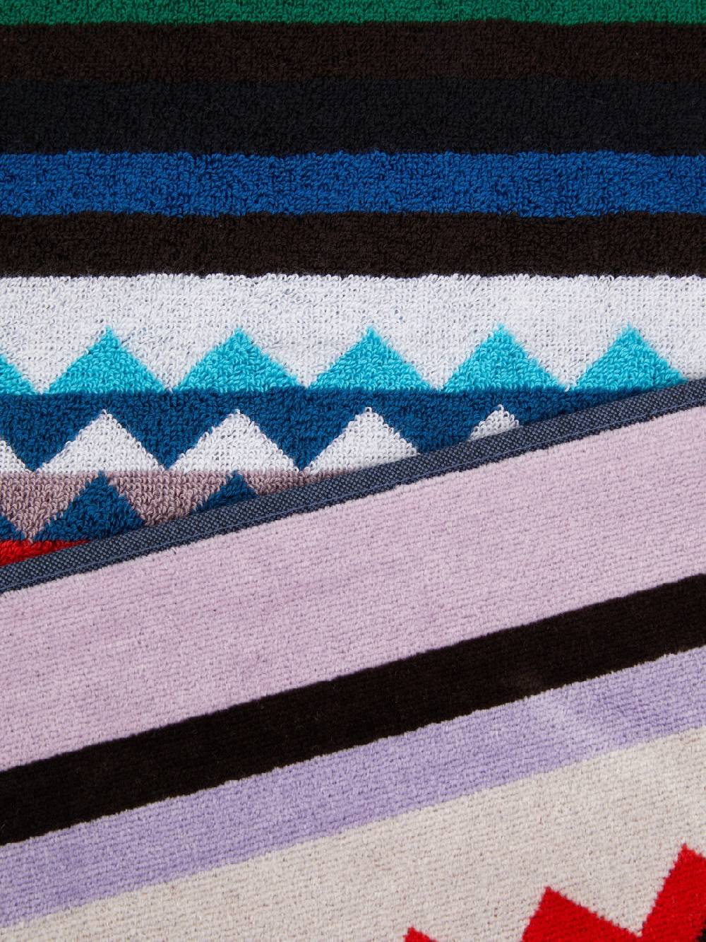 M Missoni Telo mare 100x180 cm Carlie in spugna di cotone chevron Pezzi Unici
