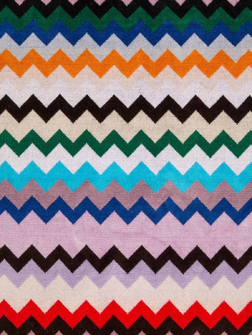 M Missoni Telo mare 100x180 cm Carlie in spugna di cotone chevron Pezzi Unici