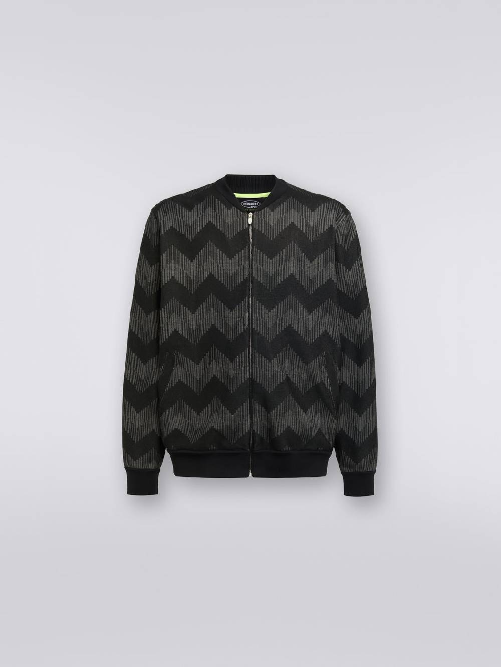 M Missoni Bomber in misto cotone zig zag in collaborazione con Mike Maignan Affare Del Giorno