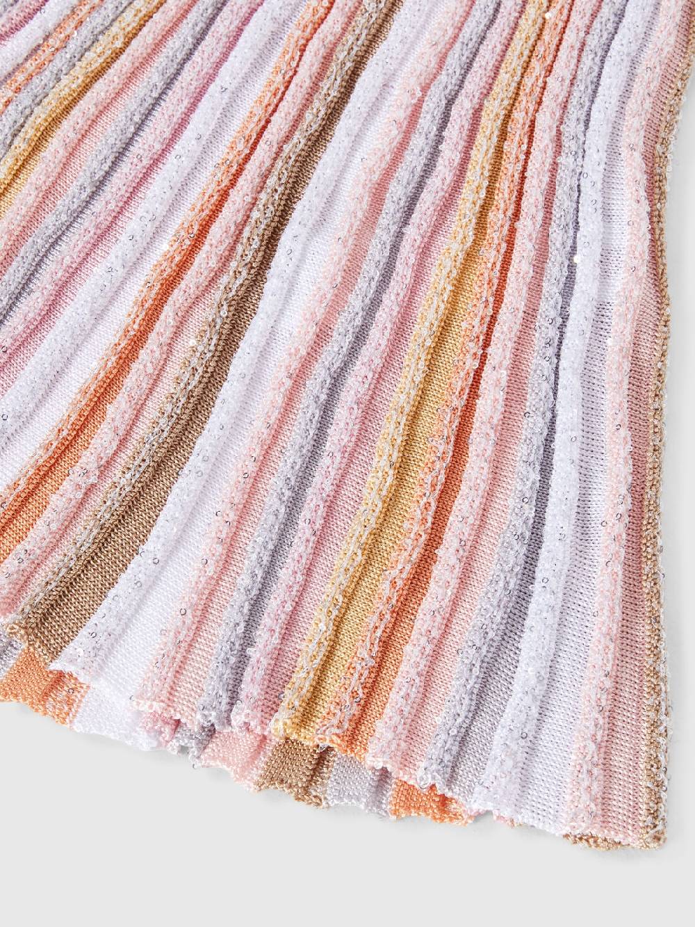 M Missoni Abito a maniche corte in maglia di viscosa plissée Italia