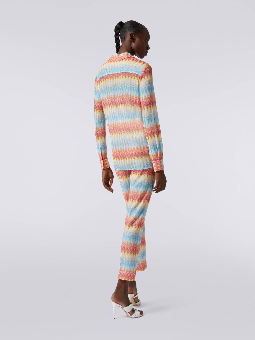 M Missoni Camicia in maglia di viscosa chevron Sconti VIP
