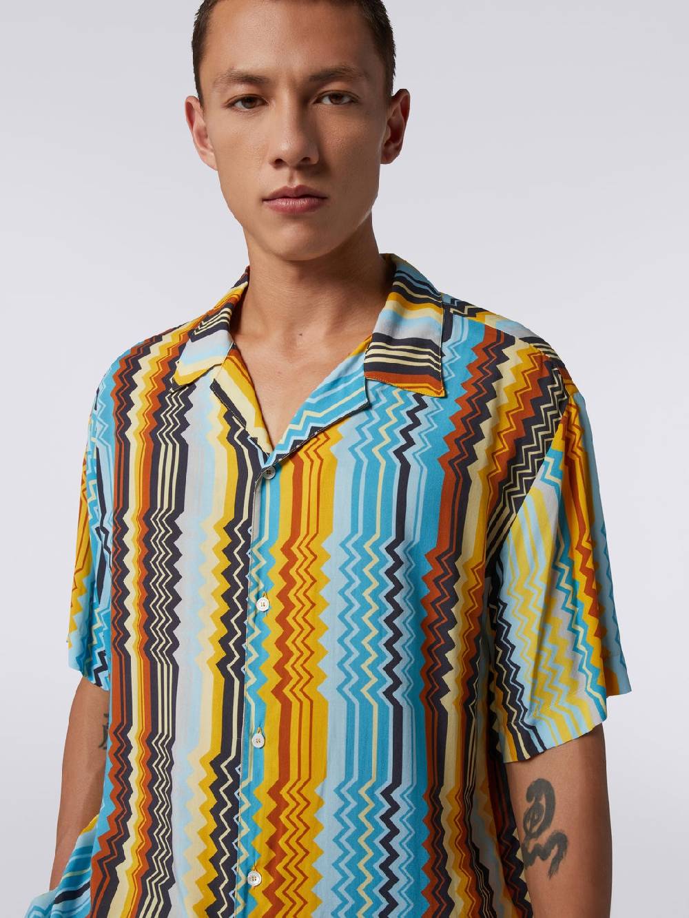 M Missoni Camicia modello bowling in viscosa ACQUISTA ORA
