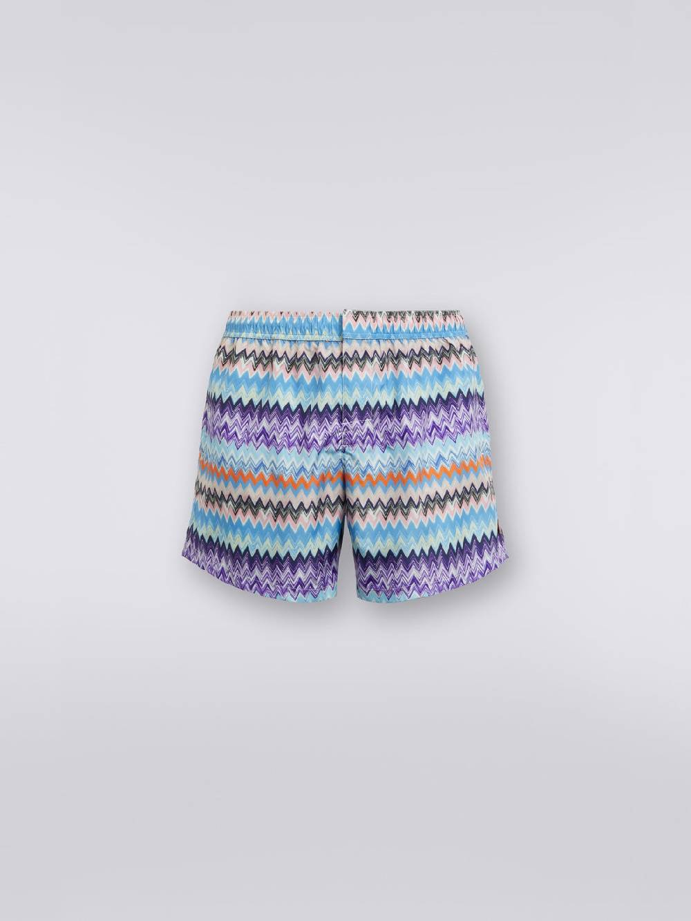 M Missoni Boxer mare in tessuto tecnico stampa chevron Ultimi due giorni