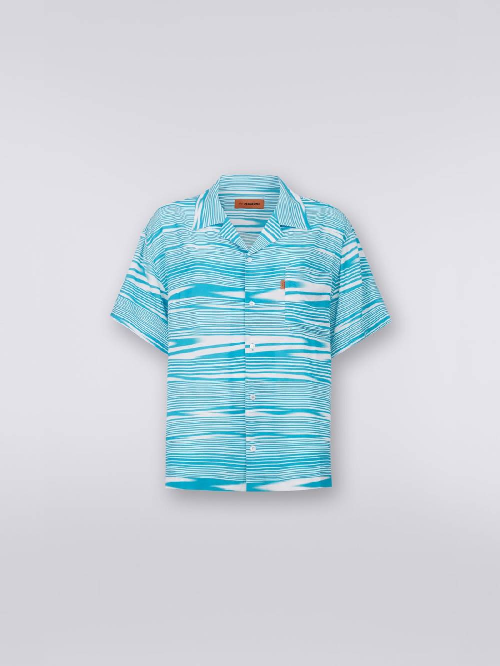 M Missoni Camicia a maniche corte modello bowling in viscosa Ultimo giorno