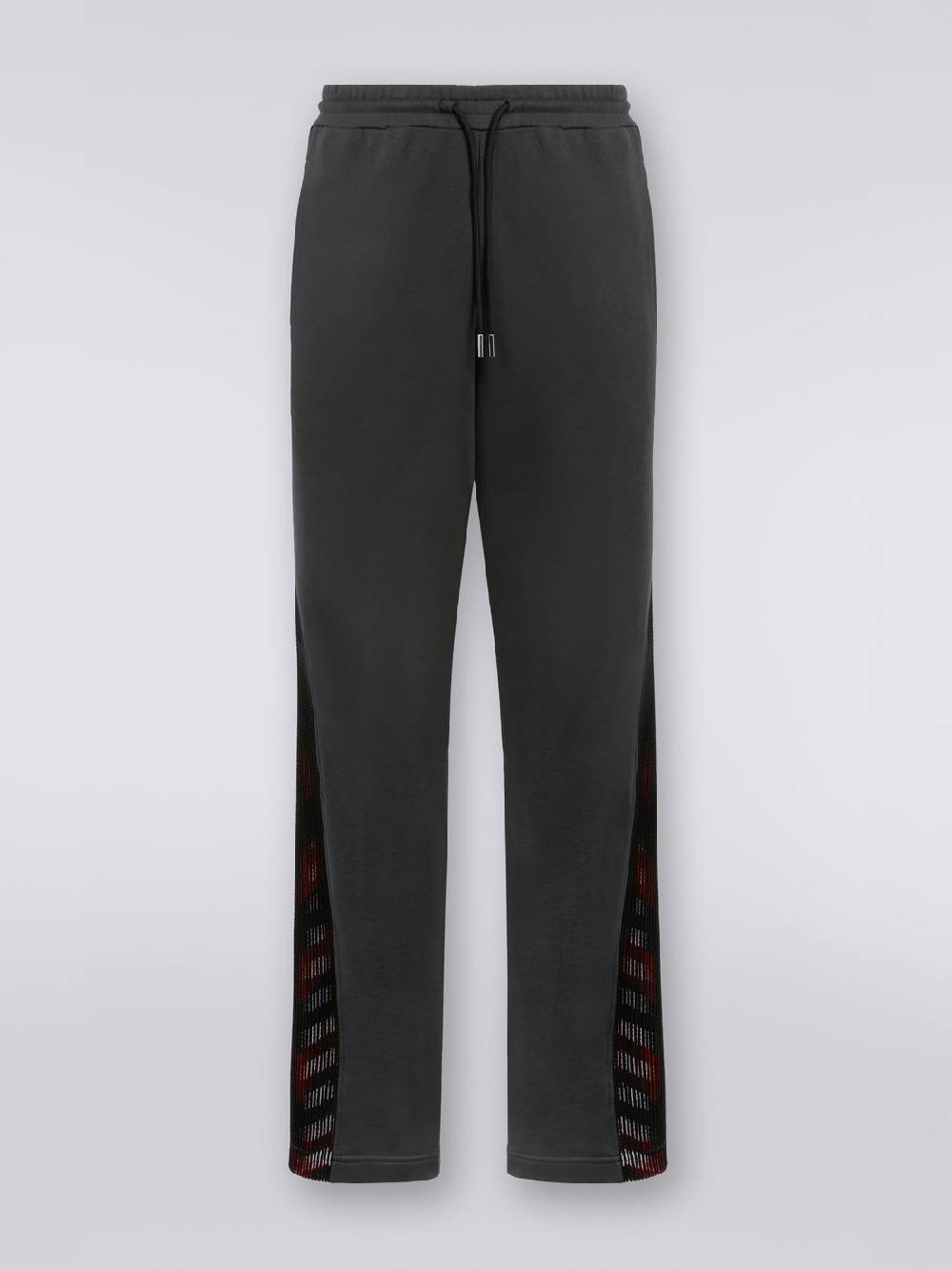 M Missoni Pantaloni sportivi in cotone con inserto in maglia in collaborazione con Mike Maignan Fino al 60% di sconto