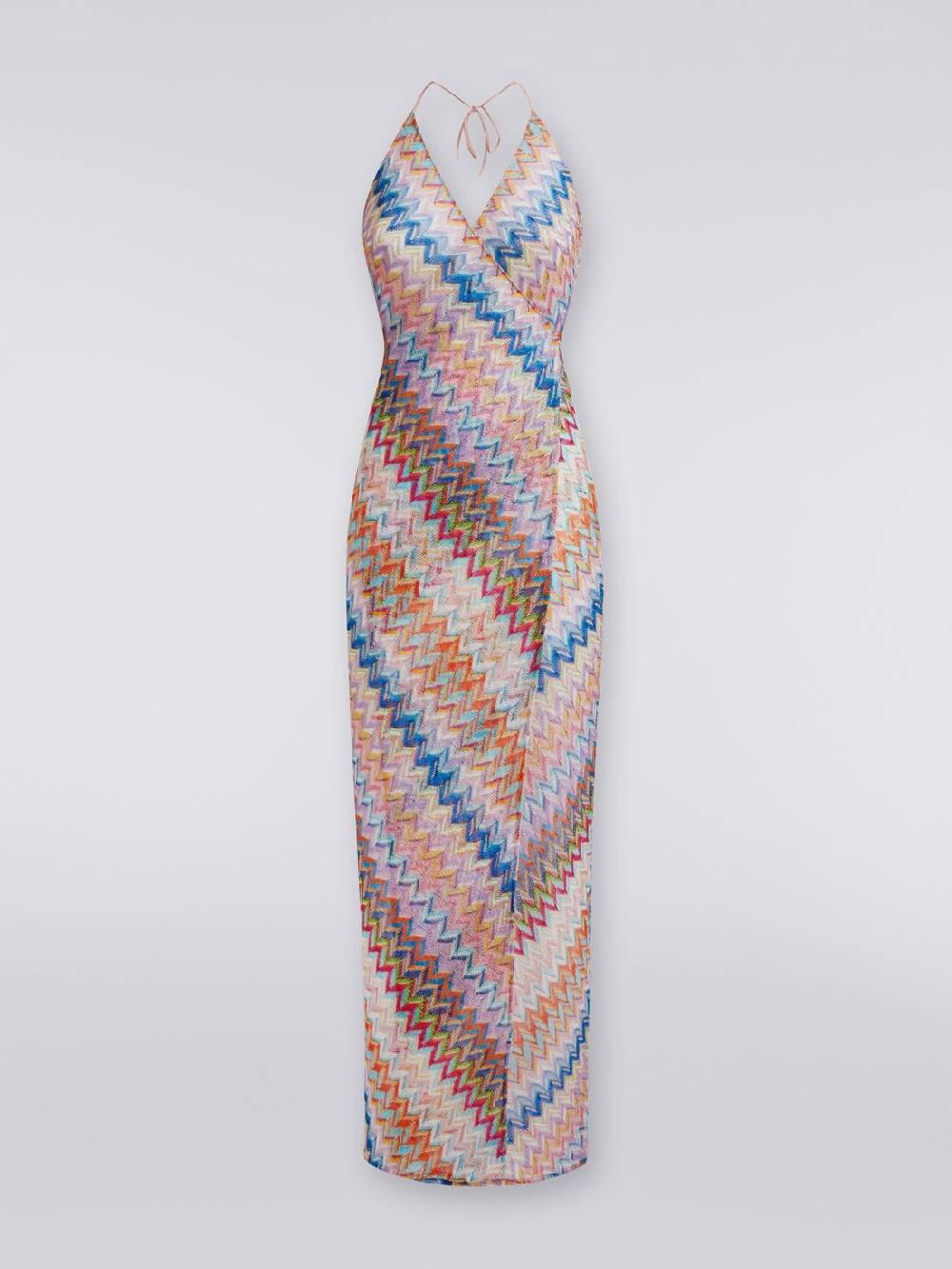 M Missoni Copricostume lungo a portafoglio con motivo chevron e lurex Super sconto