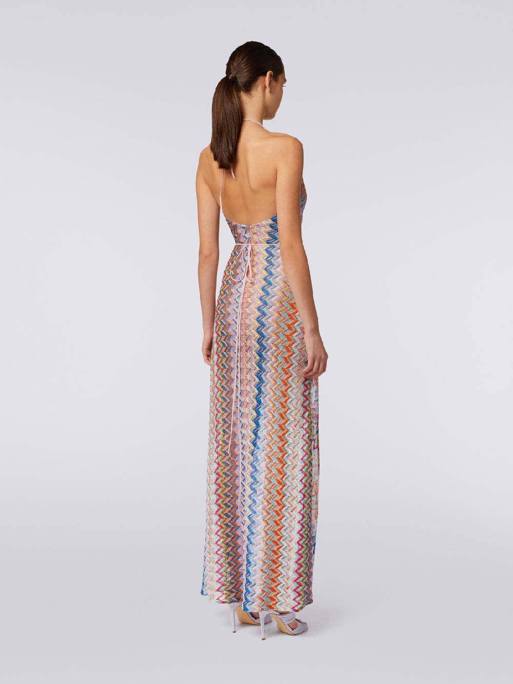 M Missoni Copricostume lungo a portafoglio con motivo chevron e lurex Super sconto