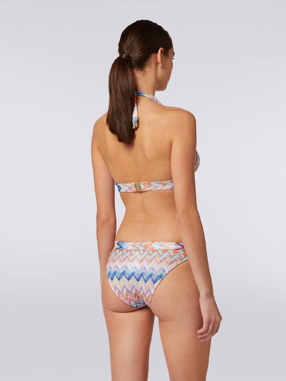 M Missoni Bikini in viscosa zig zag con lurex 50% di sconto con spedizione gratuita