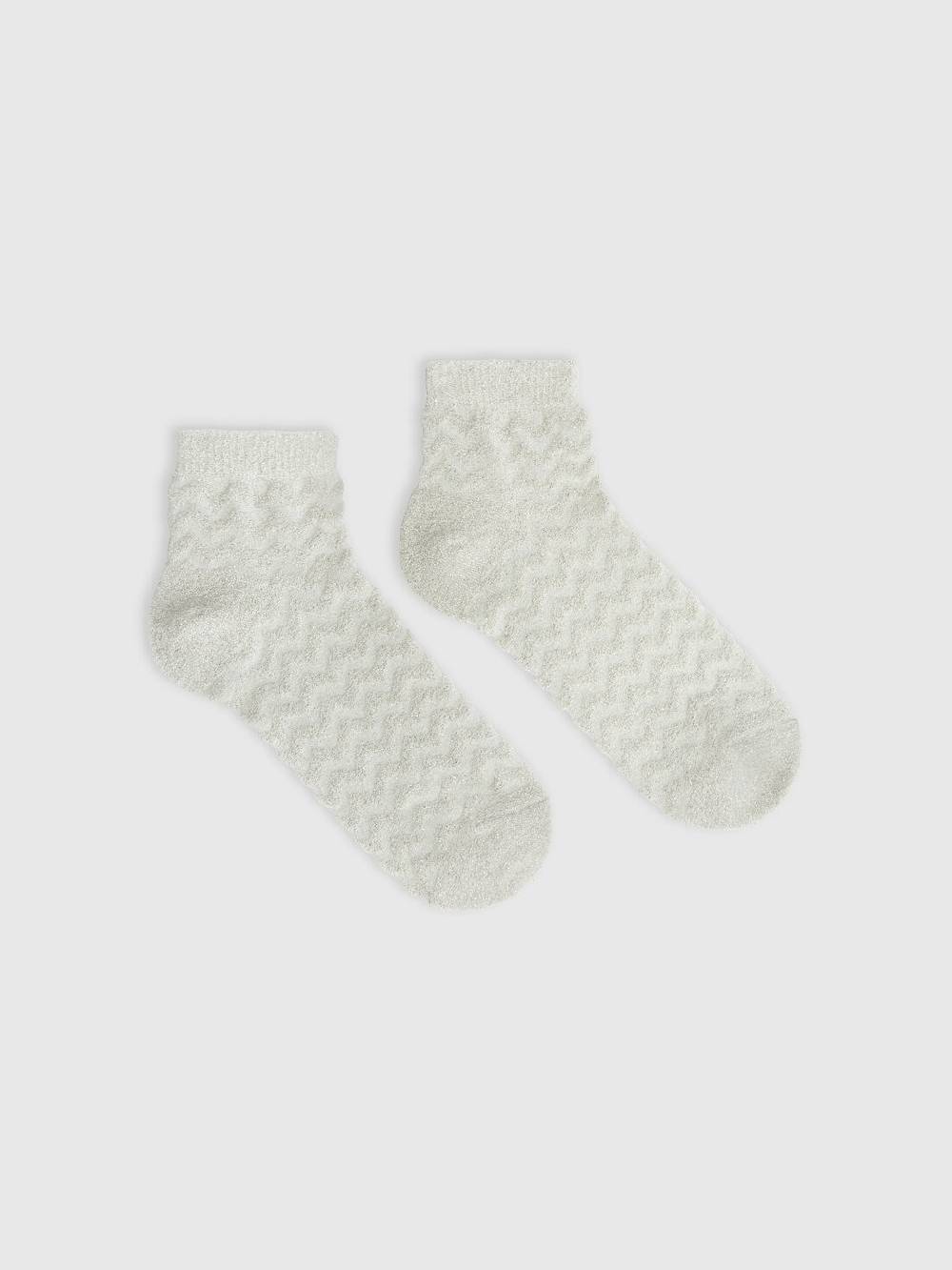 M Missoni Calze in cotone e nylon zig zag Officina