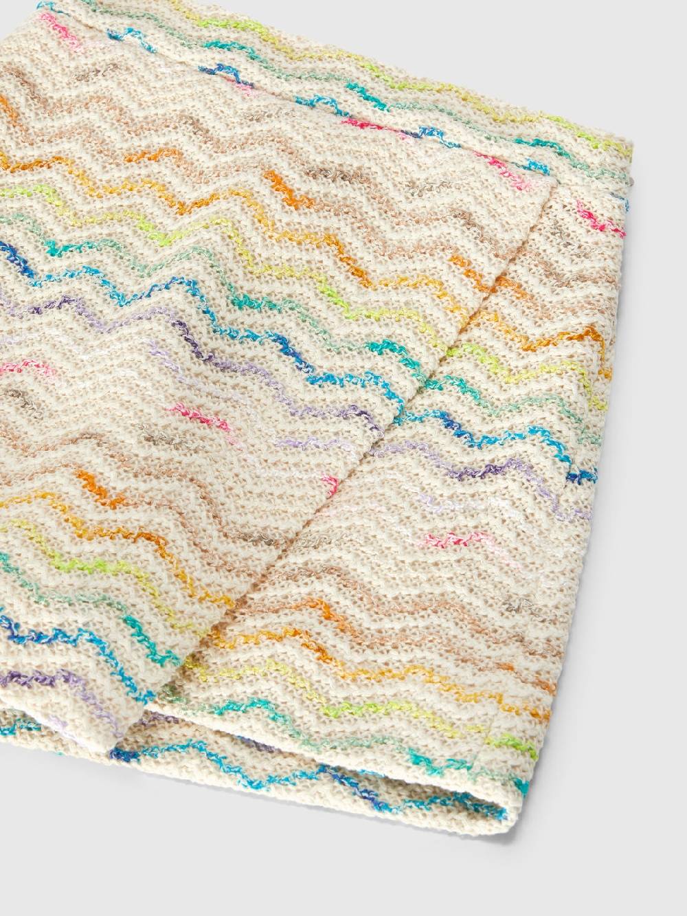 M Missoni Gonna a portafoglio in misto cotone zig zag Nuovo