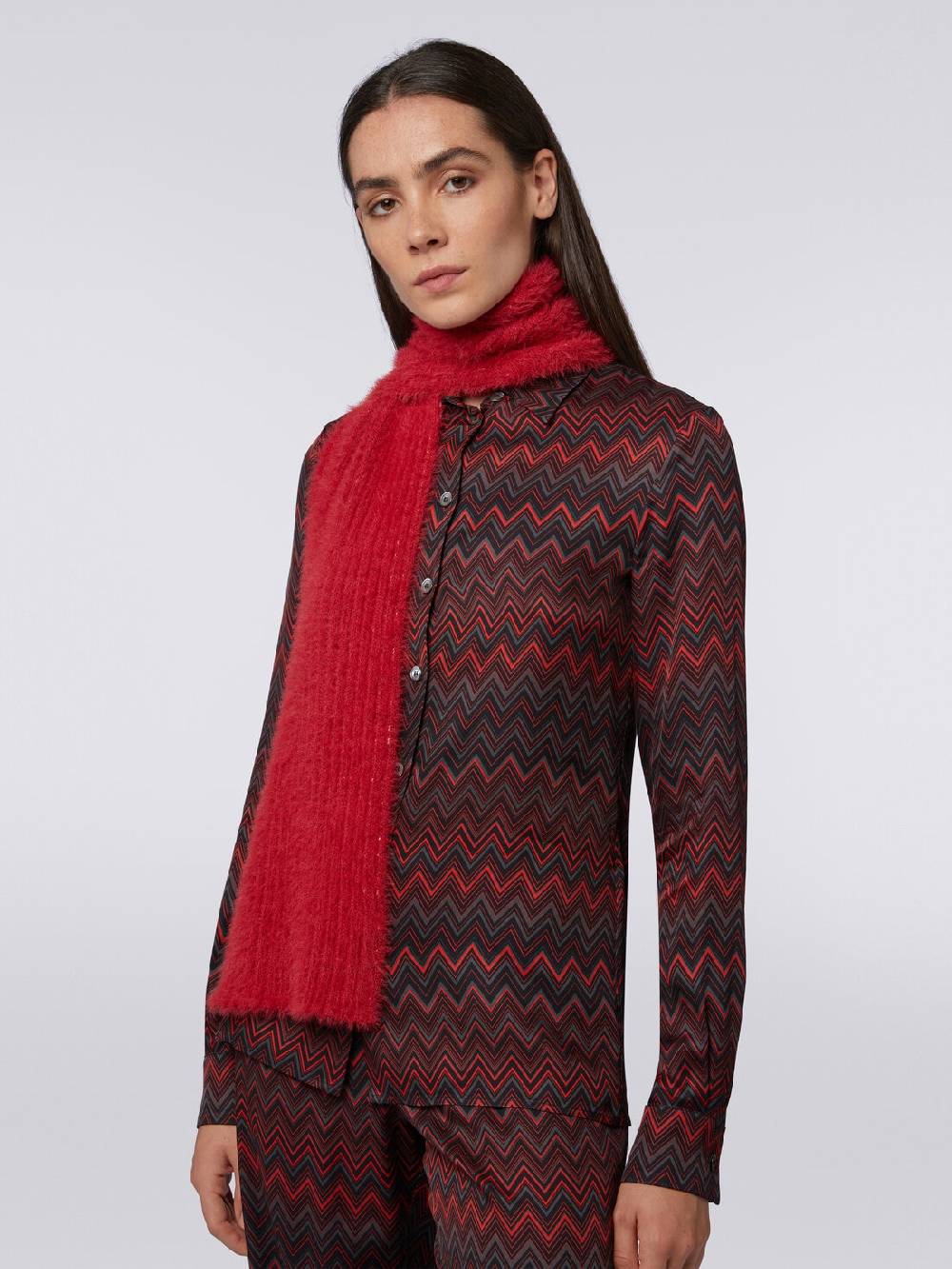 M Missoni Sciarpa in misto lana a due facce Qualità Garantita