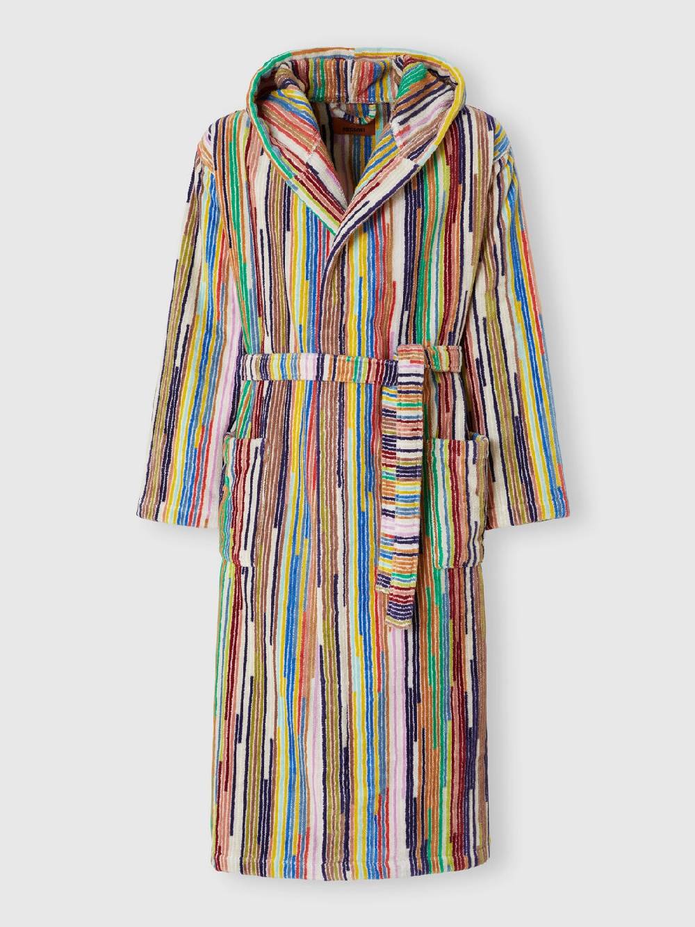 M Missoni Accappatoio Melody in spugna di cotone a righe verticali Consegna Veloce