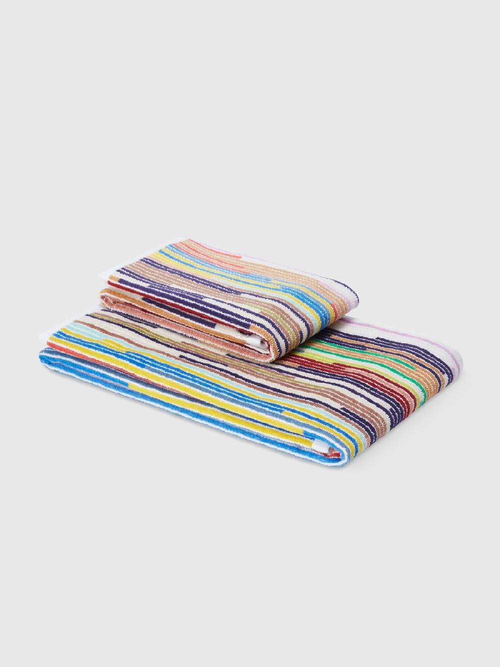 M Missoni Set 2 pezzi di asciugamani da bagno Melody in spugna di cotone fiammata Promozione Limitata