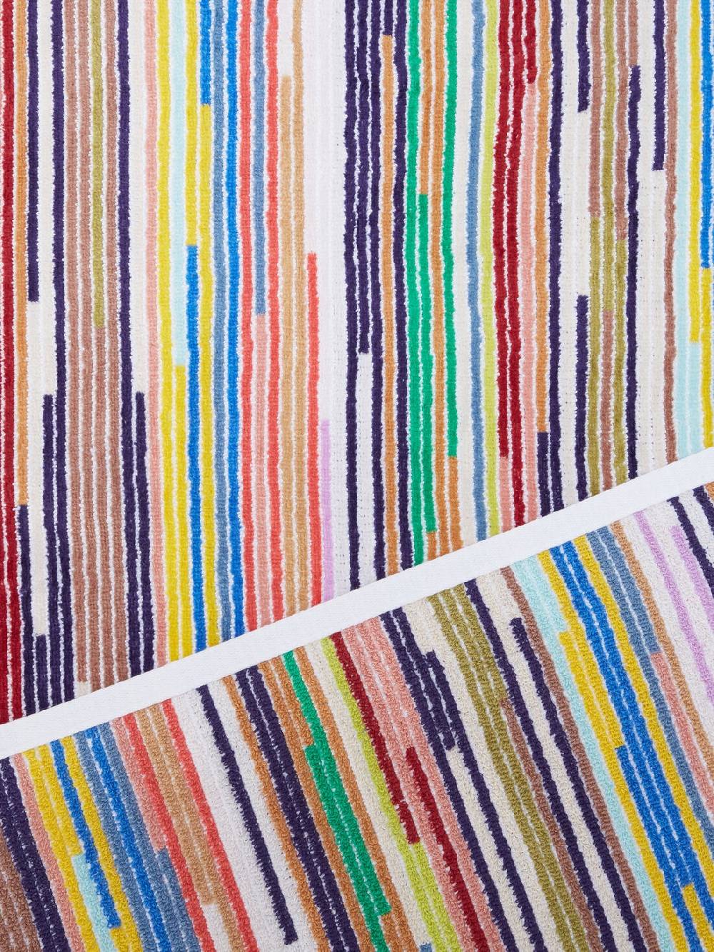 M Missoni Set 2 pezzi di asciugamani da bagno Melody in spugna di cotone fiammata Promozione Limitata