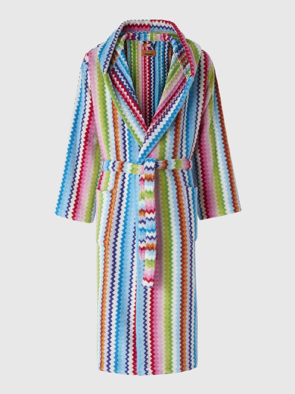 M Missoni Accappatoio Riverbero in spugna di cotone zig zag Fino Al -60%