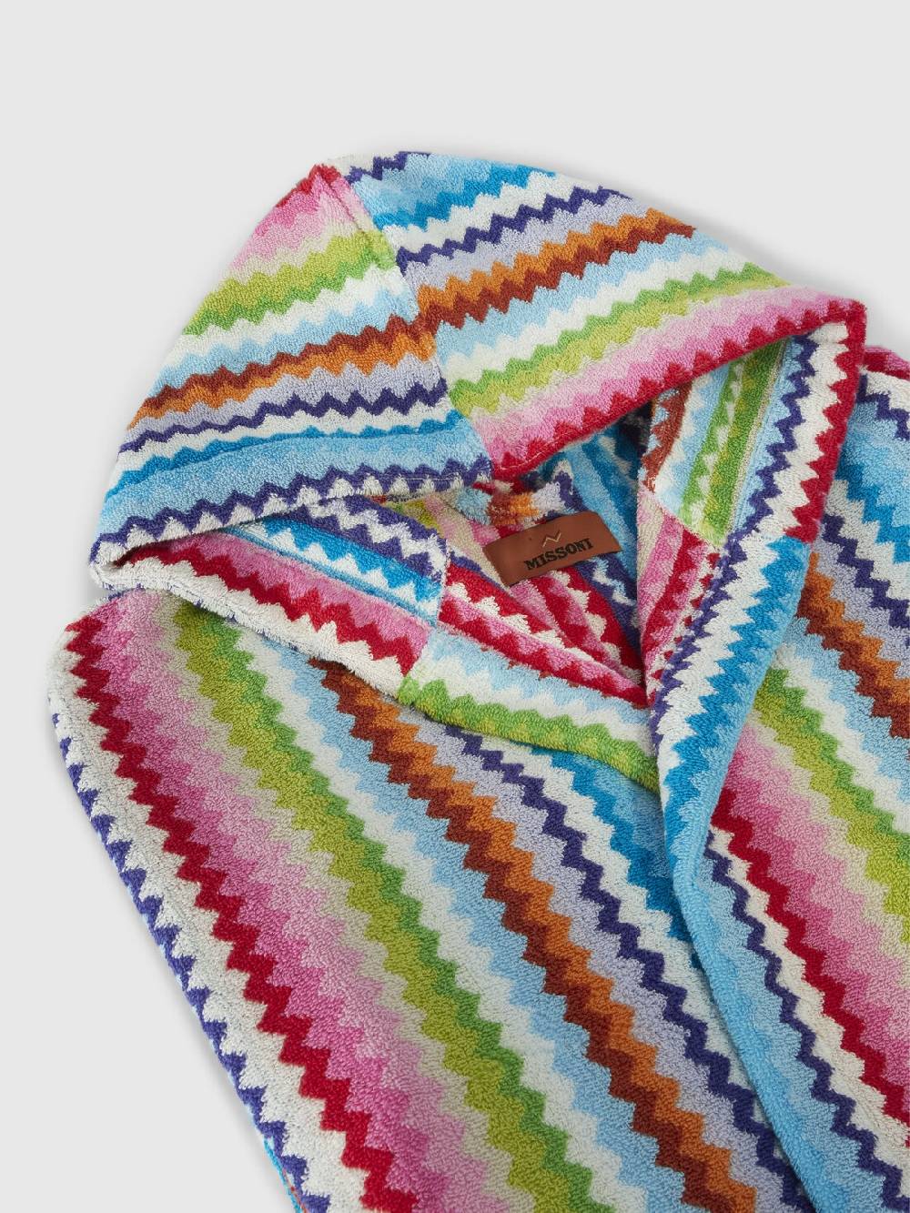 M Missoni Accappatoio Riverbero in spugna di cotone zig zag Fino Al -60%