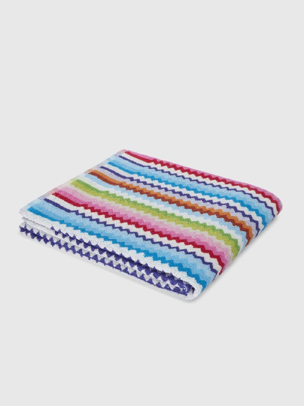 M Missoni Telo da bagno 150x100 cm Riverbero in spugna di cotone zig zag Convenienza