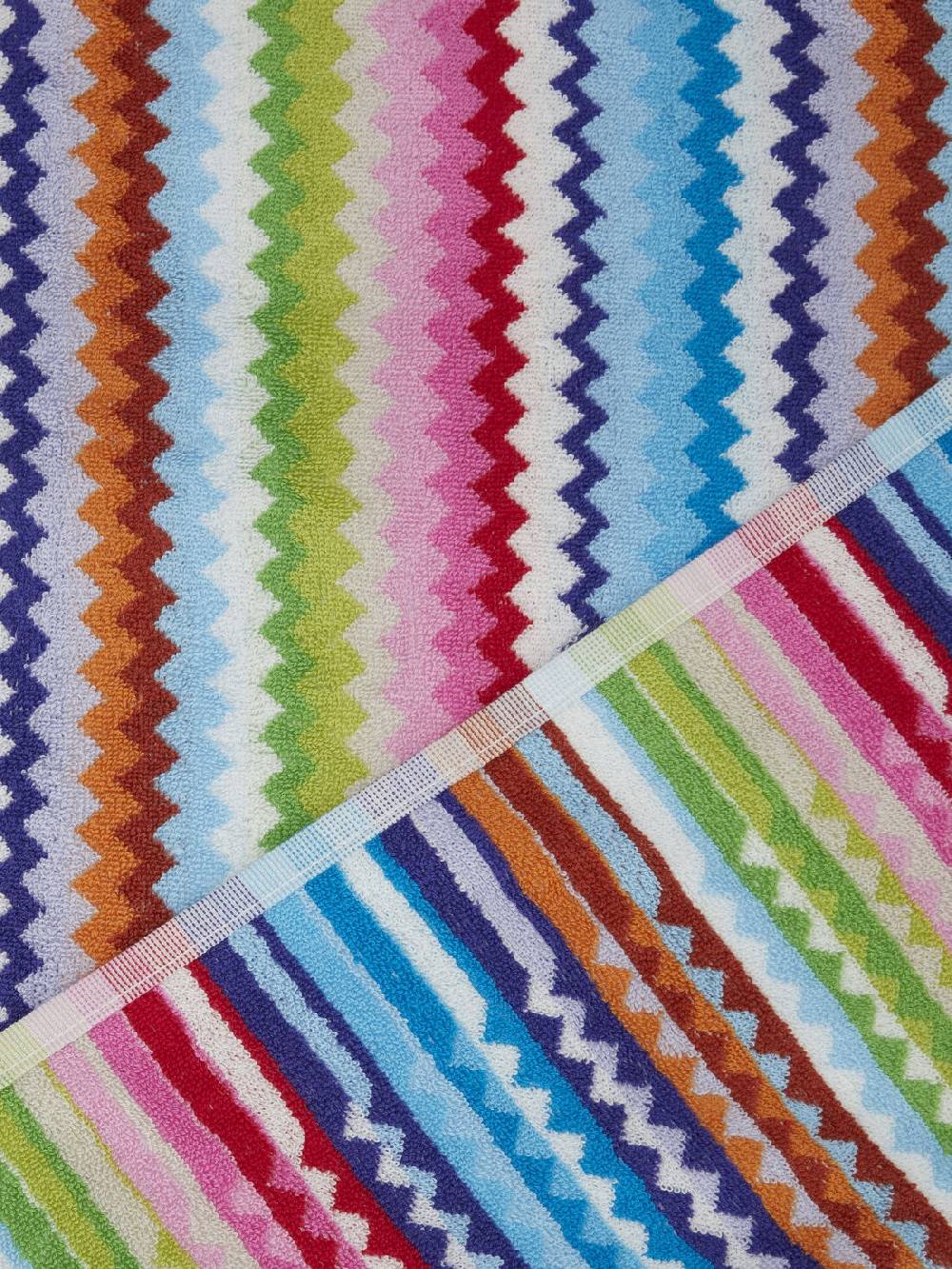 M Missoni Telo da bagno 150x100 cm Riverbero in spugna di cotone zig zag Convenienza