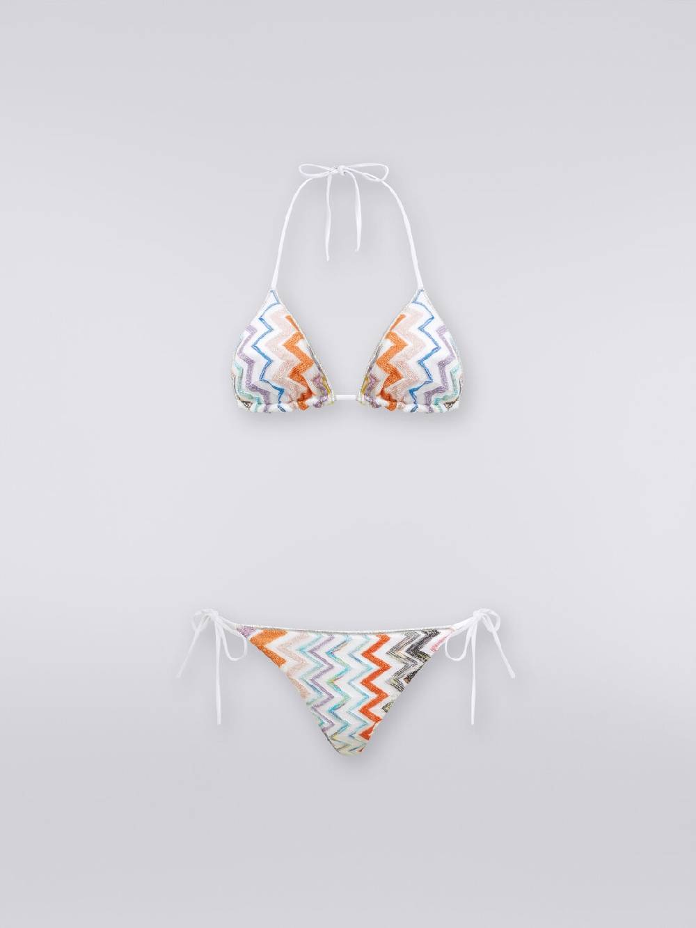 M Missoni Bikini in misto viscosa chevron lamé Economico