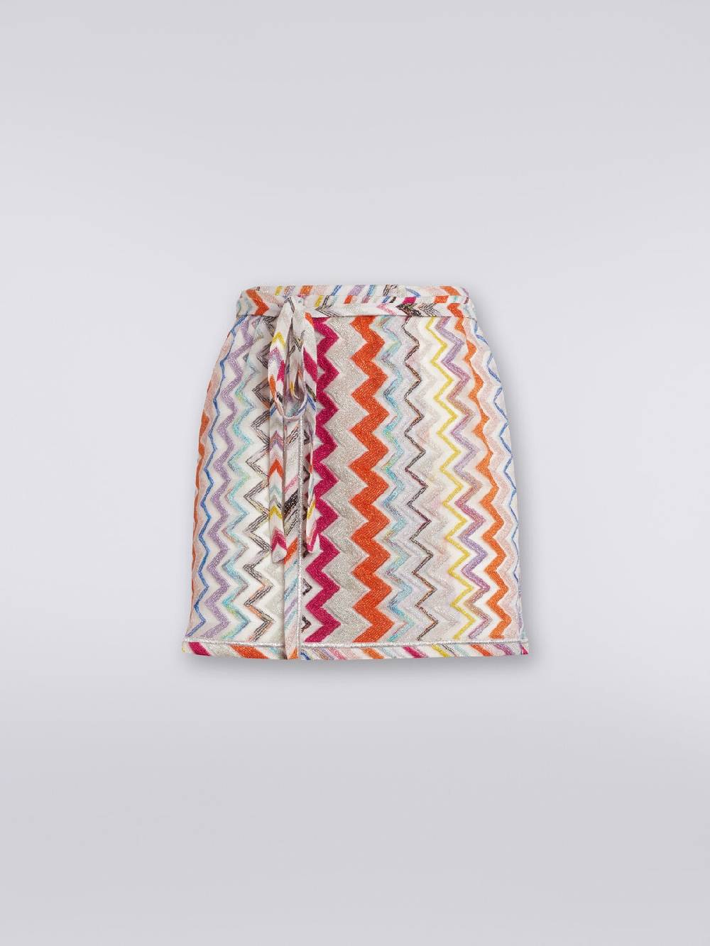 M Missoni Minigonna a portafoglio zig zag con lurex Outlet