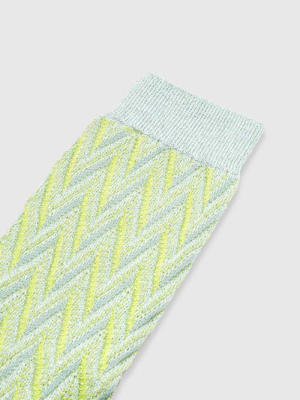 M Missoni Calze in cotone e nylon chevron Saldi Di Fabbrica