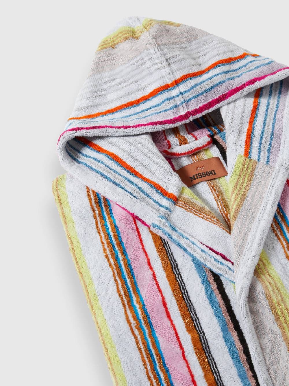 M Missoni Accappatoio Moonshadow in spugna di cotone con lurex Flash Sale