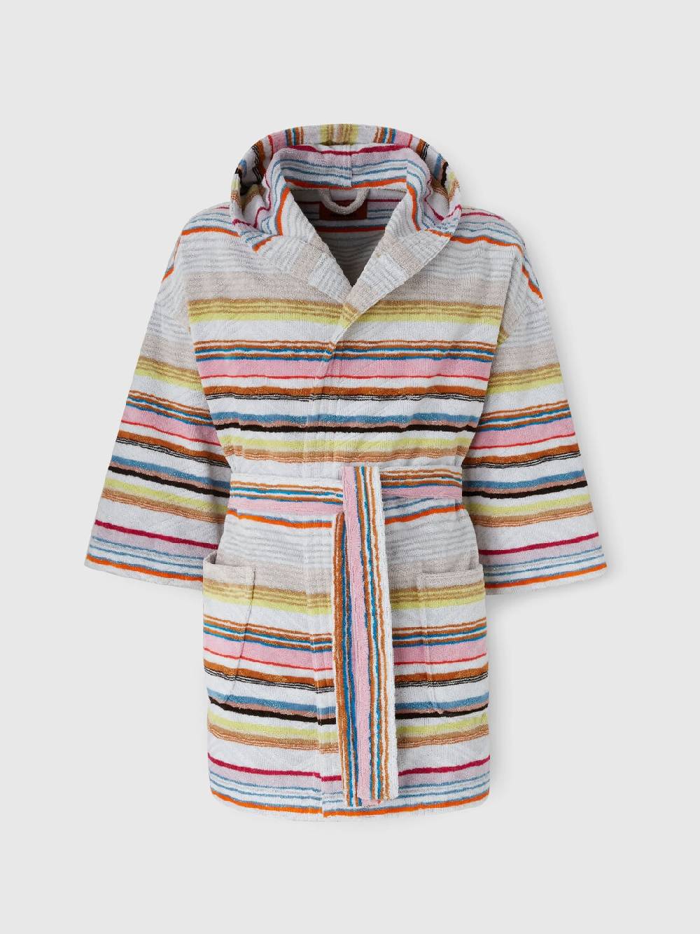 M Missoni Accappatoio corto Moonshadow in spugna di cotone con lurex Fornitura limitata