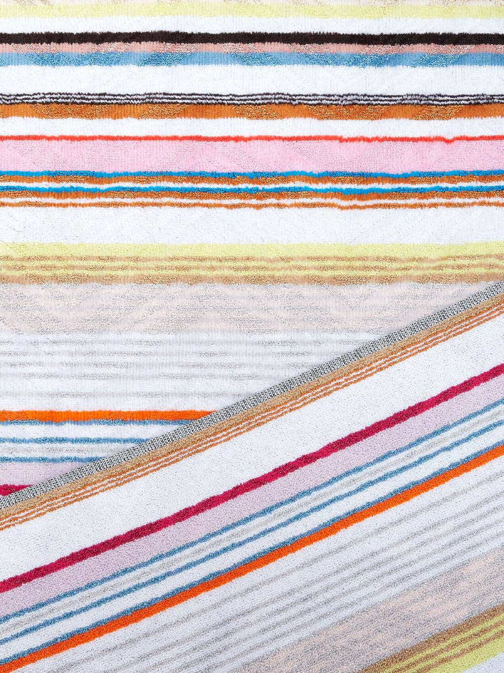 M Missoni Set 2 pezzi di asciugamani da bagno Moonshadow in spugna di cotone con lurex Offerta esclusiva