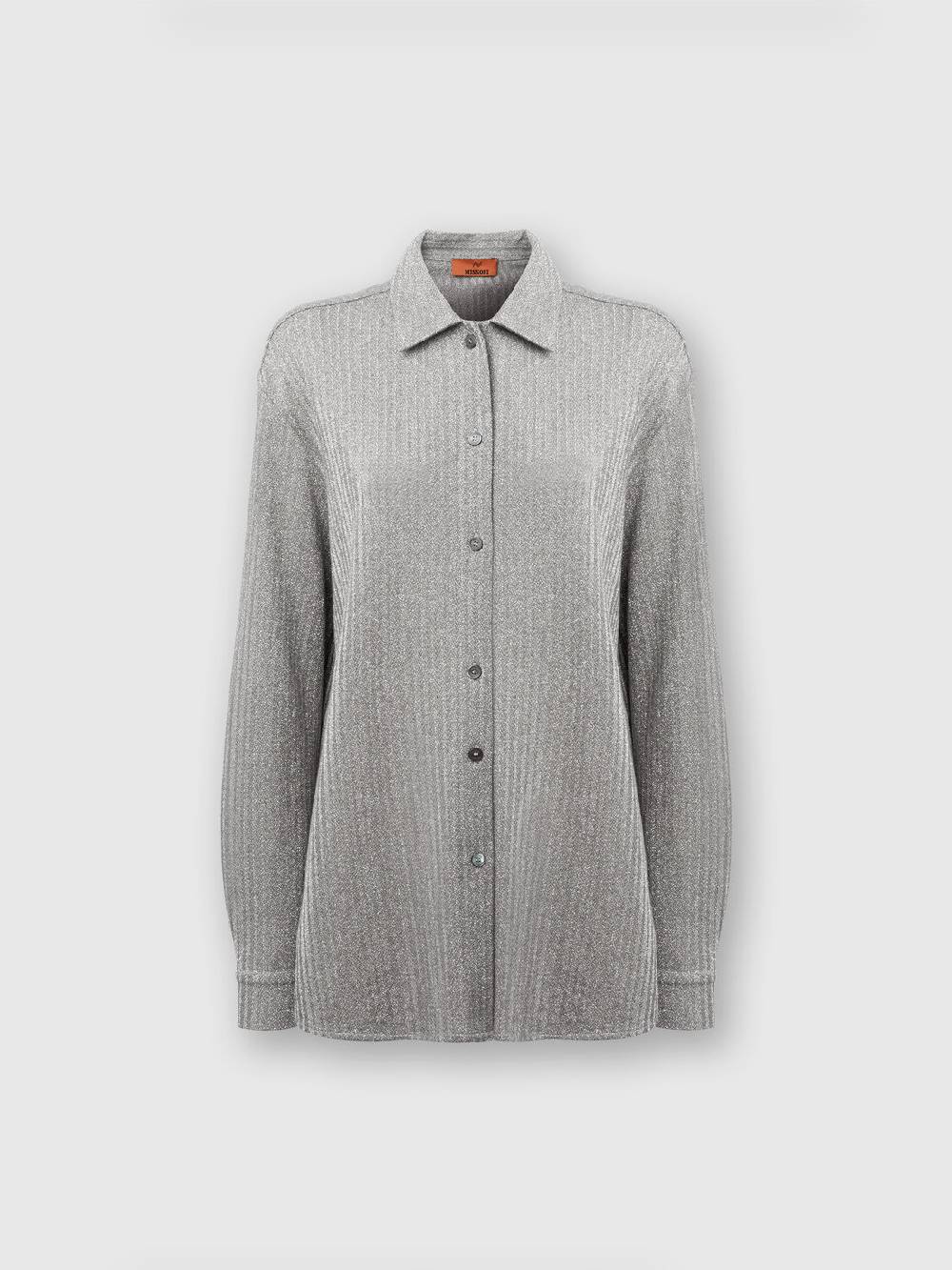 M Missoni Camicia oversize in cotone e viscosa lamé Vendite stagionali