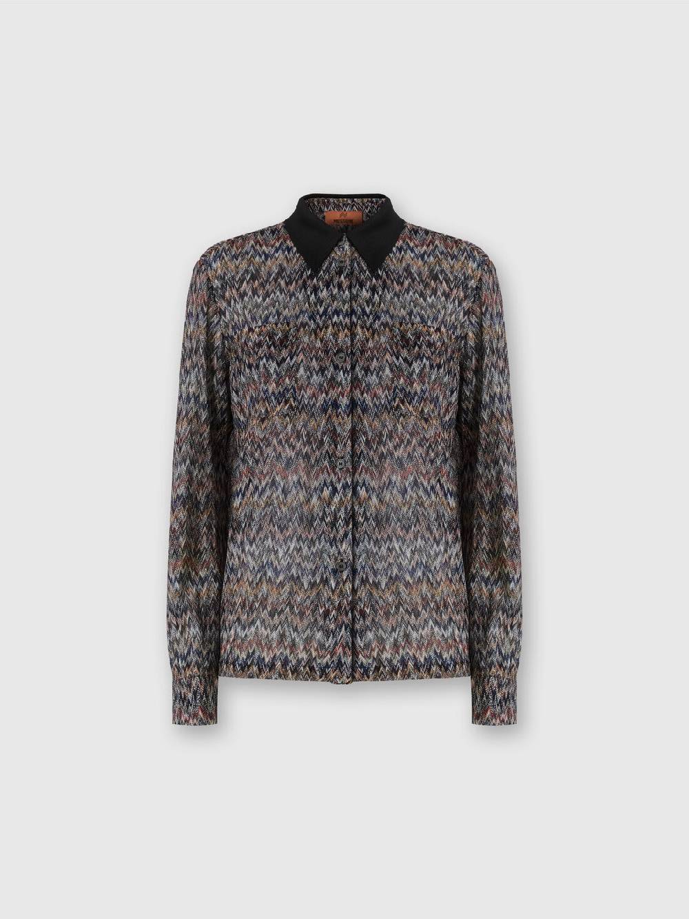 M Missoni Camicia in misto viscosa lamé Black Friday
