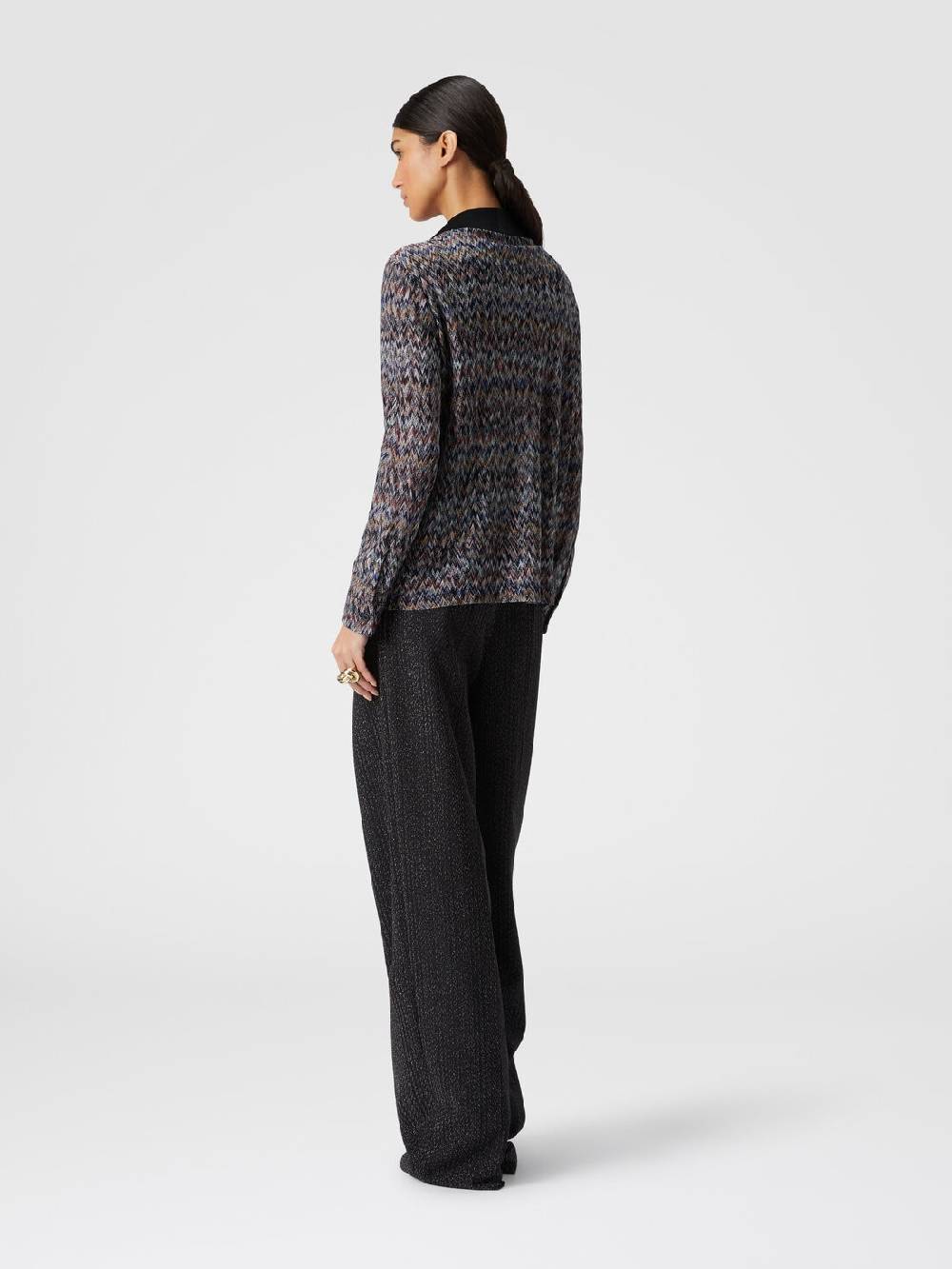 M Missoni Camicia in misto viscosa lamé Black Friday