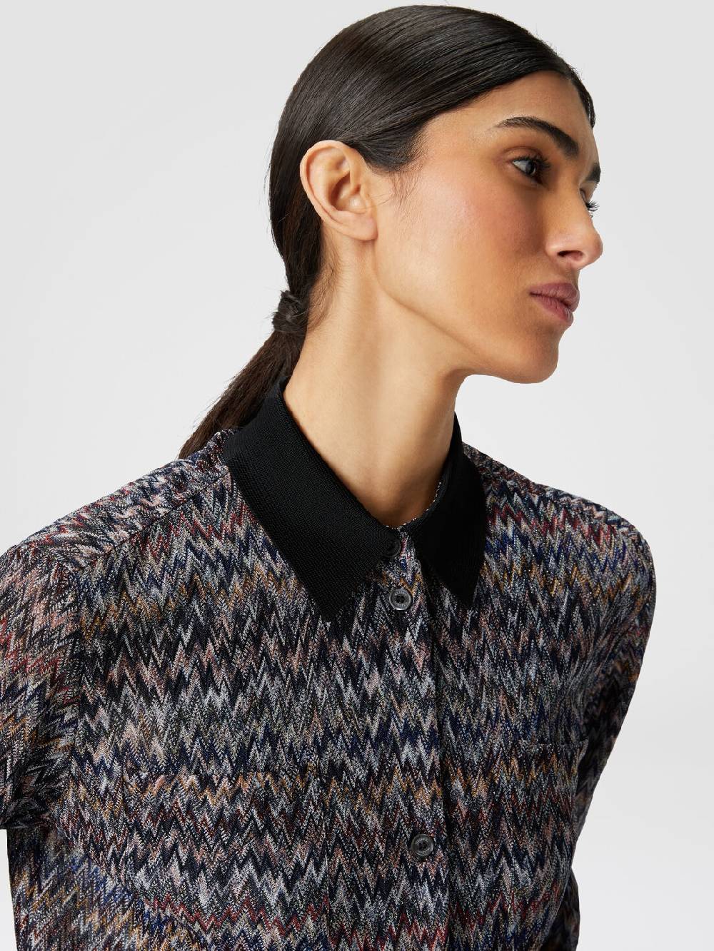 M Missoni Camicia in misto viscosa lamé Black Friday