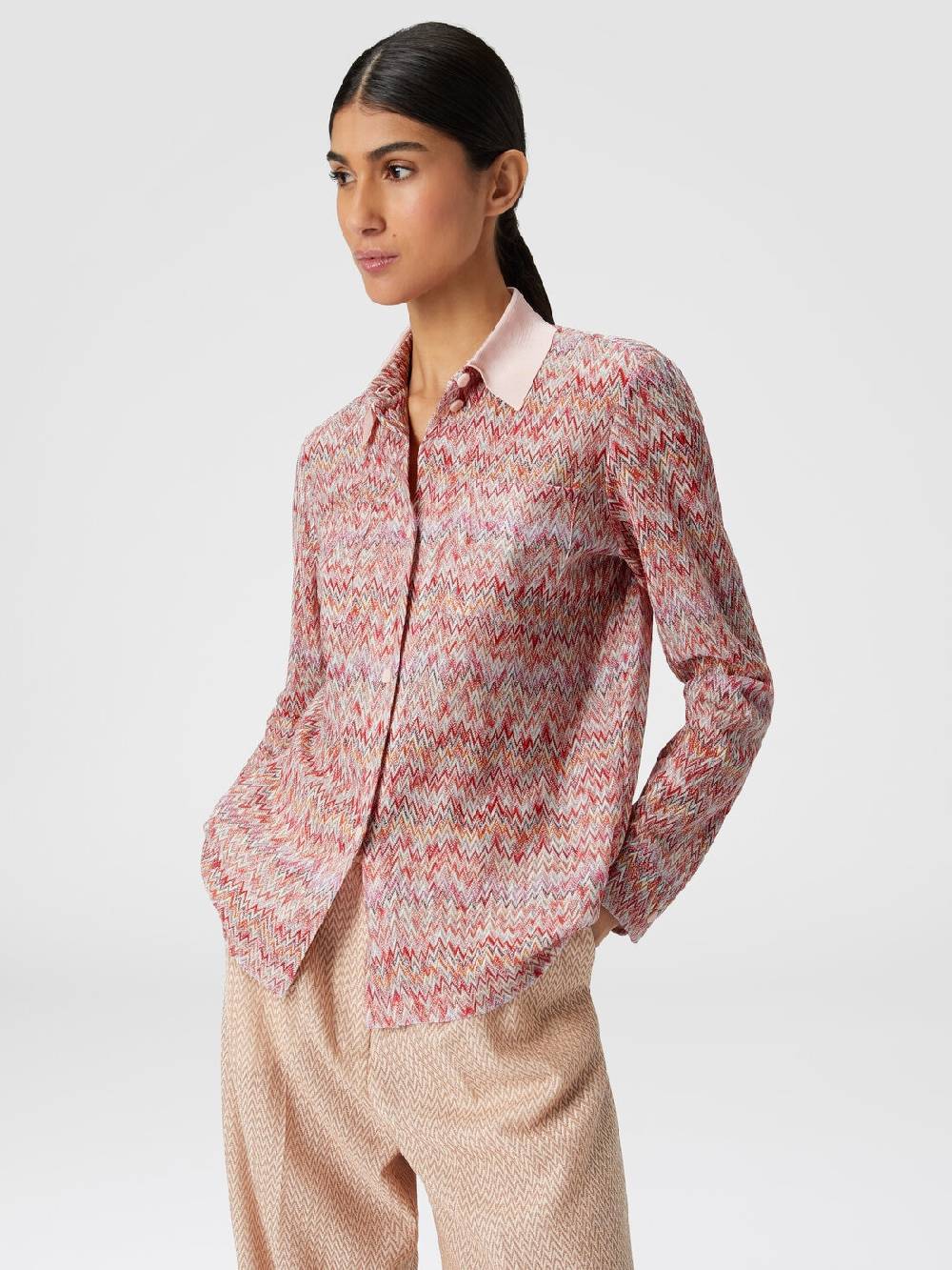 M Missoni Camicia in misto viscosa lamé Cyber Monday