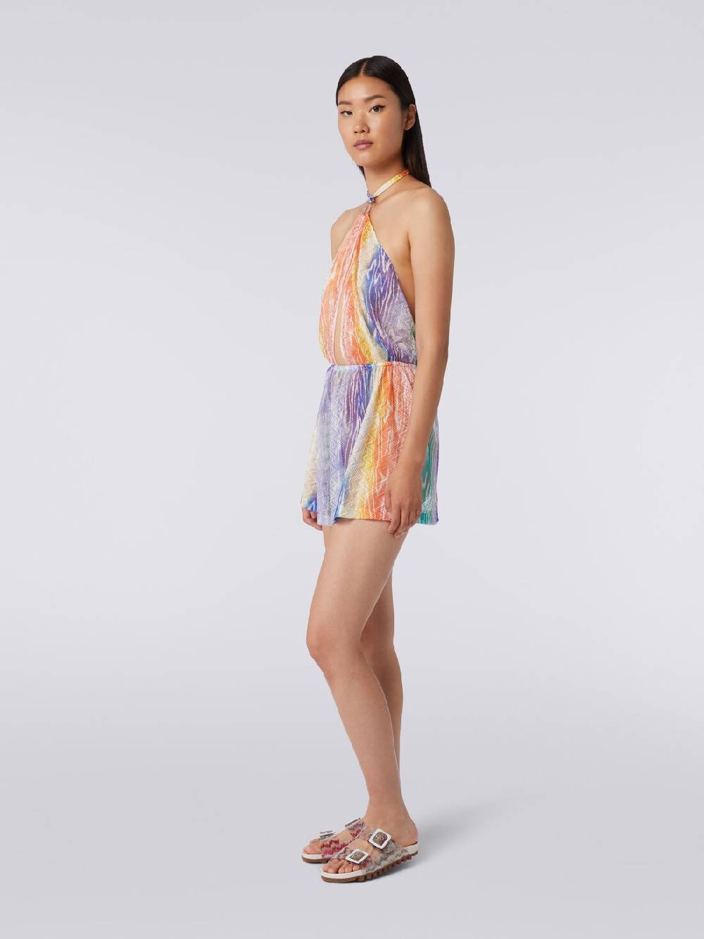 M Missoni Tuta copricostume corta stampa tie-dye Offerta per la Festa della Mamma