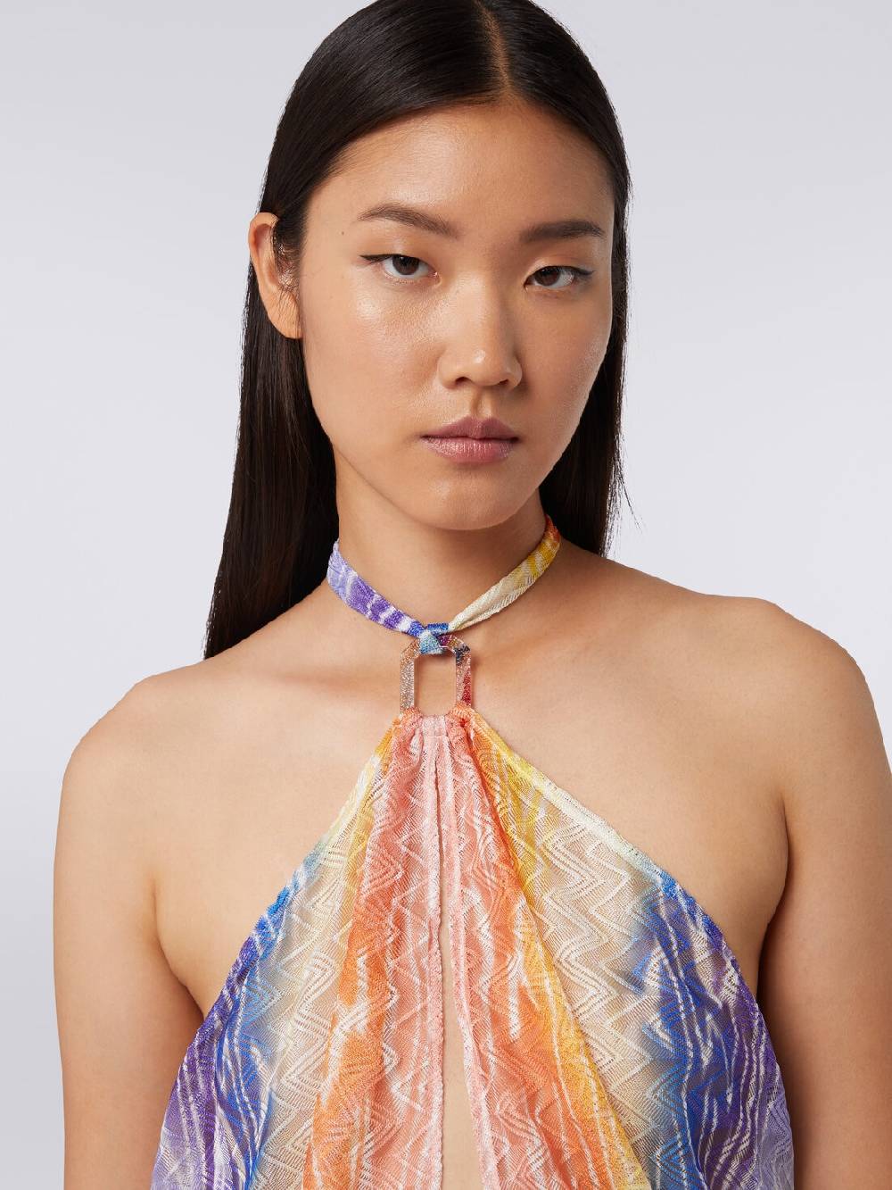 M Missoni Tuta copricostume corta stampa tie-dye Offerta per la Festa della Mamma