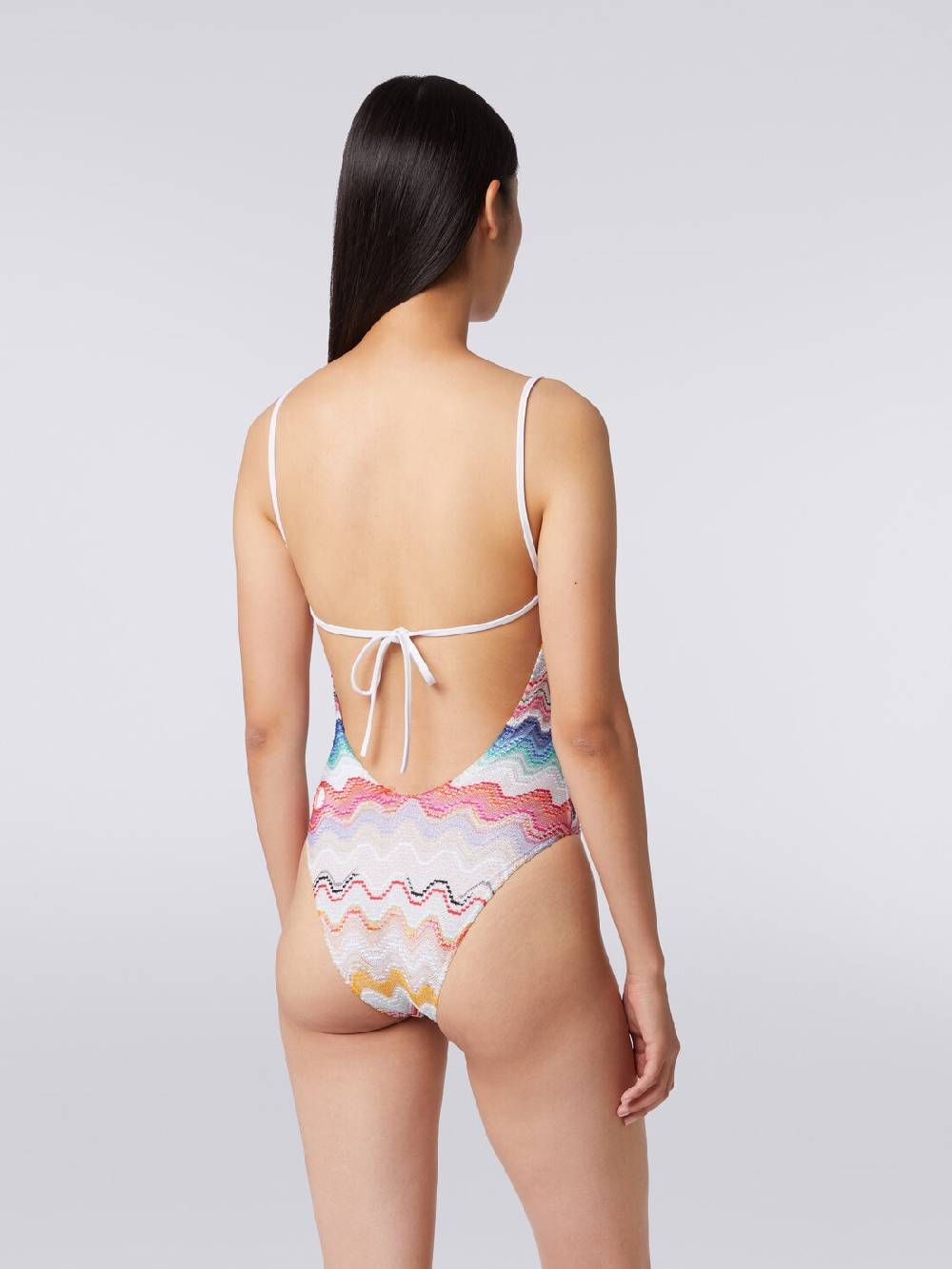 M Missoni Costume intero motivo onda con ferretto Offerta Anniversario